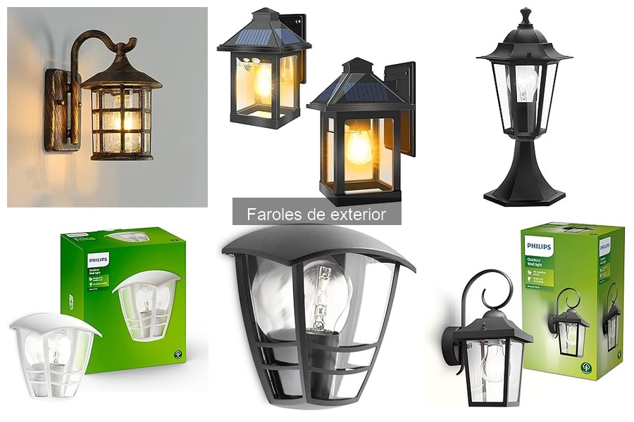 Rango de precios de faroles de exterior para tu hogar