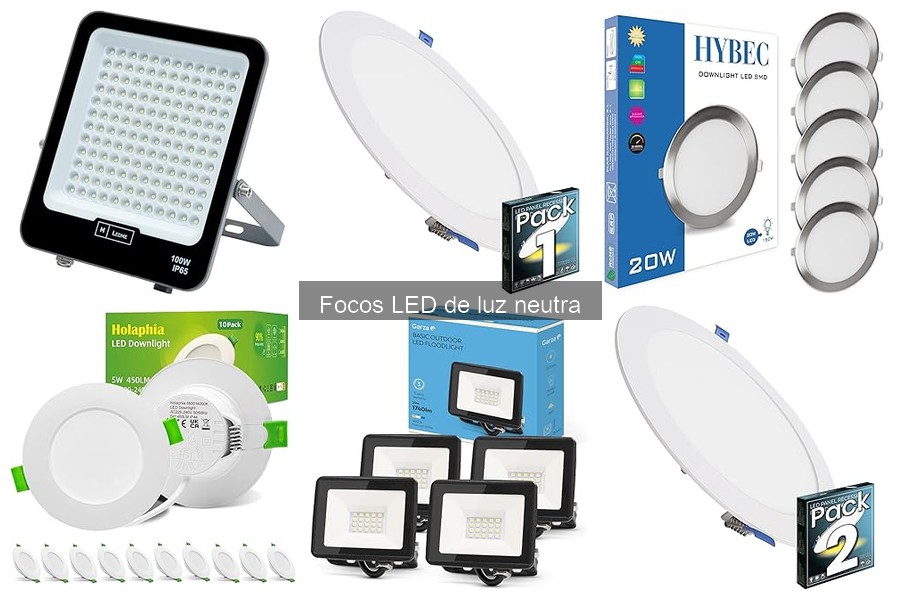 Temperatura de color en focos LED de luz neutra: Guía práctica