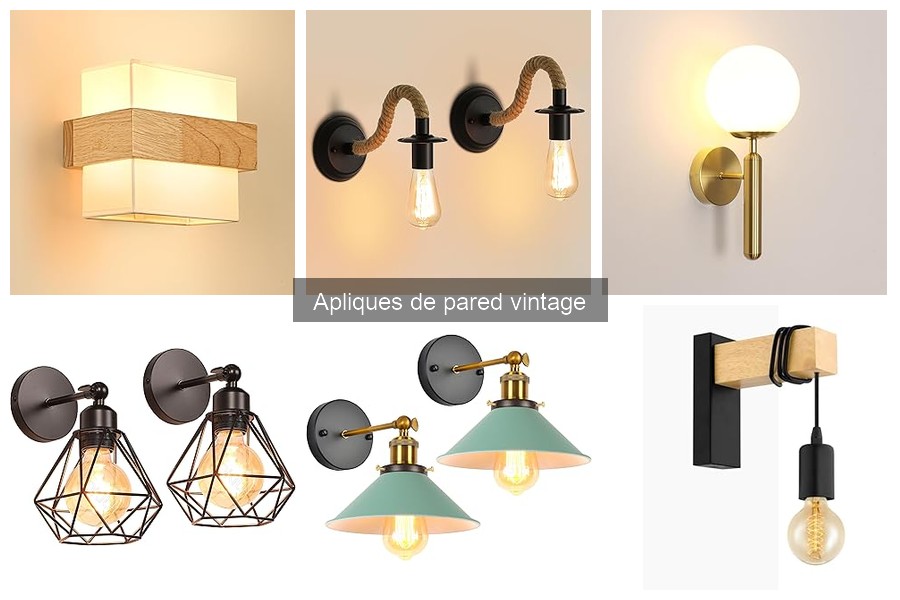 Tendencias 2023 en Apliques de Pared Vintage para Decorar