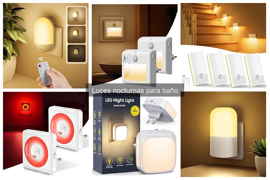 Tendencias 2023 en luces nocturnas para baño