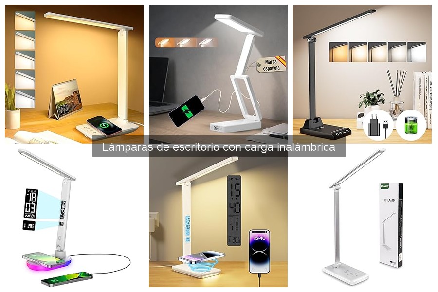 Tendencias en Lámparas de Escritorio con Carga Inalámbrica