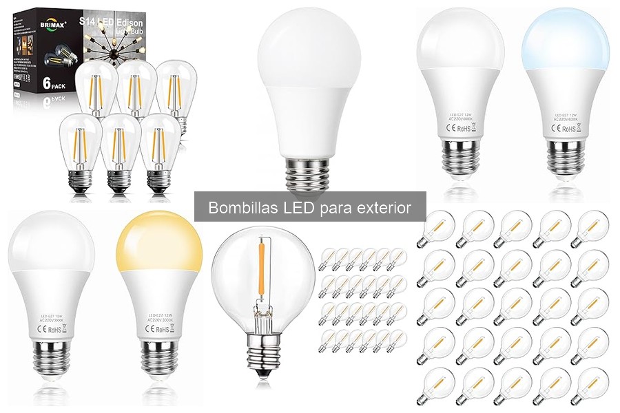 Tipos de Bombillas LED para Exterior: Guía Completa