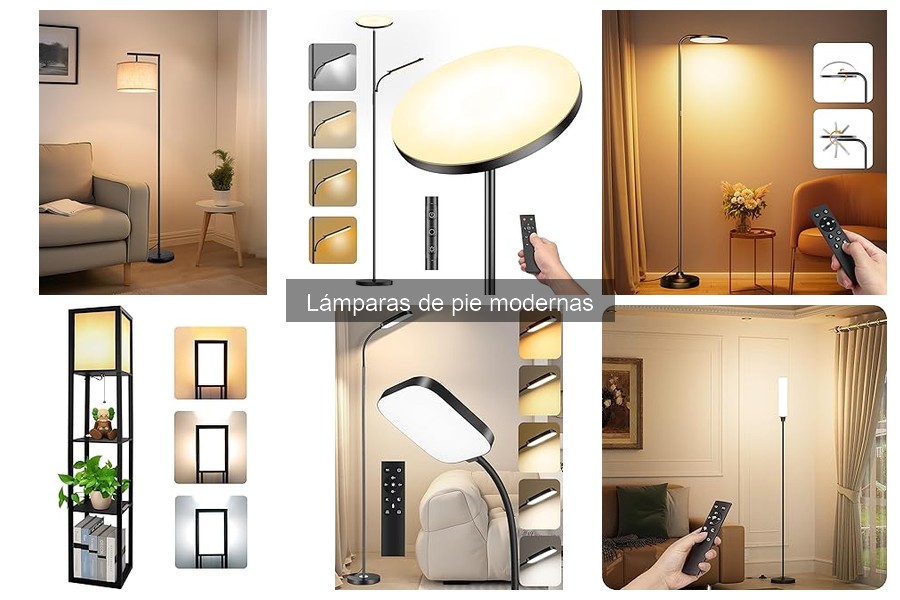 Tipos de Lámparas de Pie Modernas para Tu Hogar