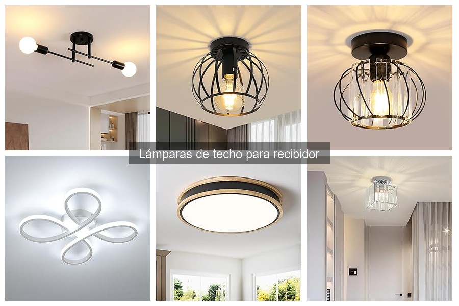 Tipos de Lámparas de Techo Ideales para tu Recibidor