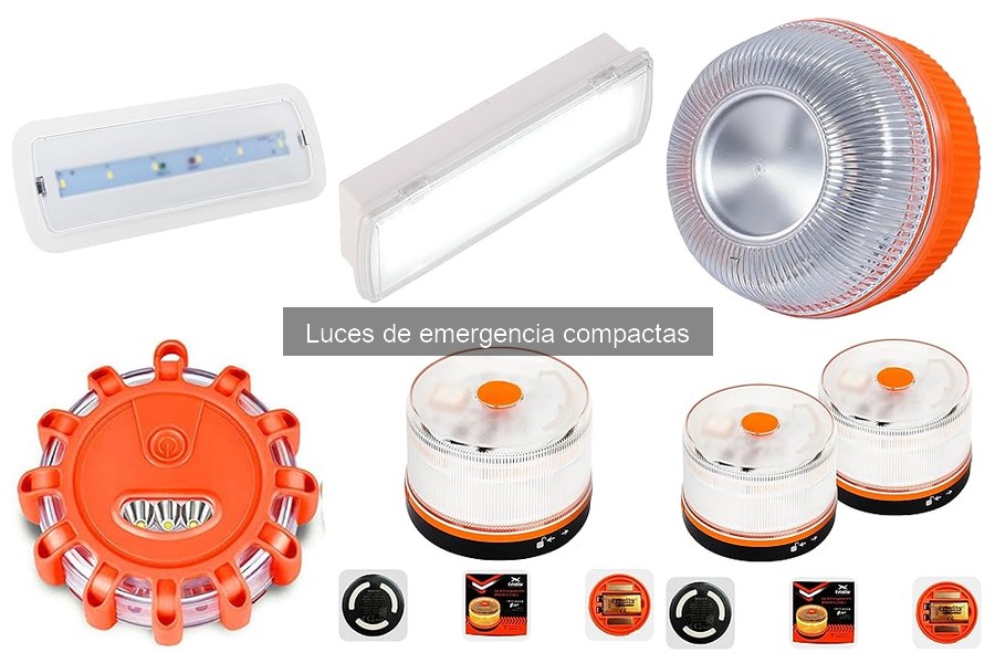 Tipos de luces de emergencia compactas y su uso efectivo