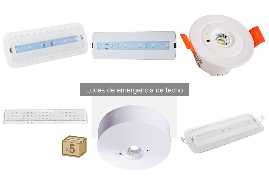 Tipos de luces de emergencia de techo para tu hogar