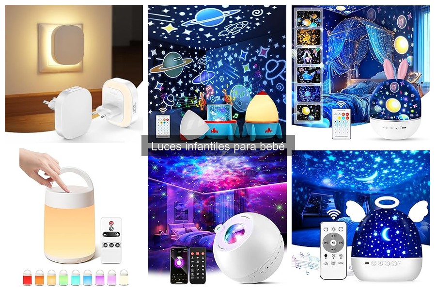 Tipos de luces infantiles para bebés: guía y recomendaciones