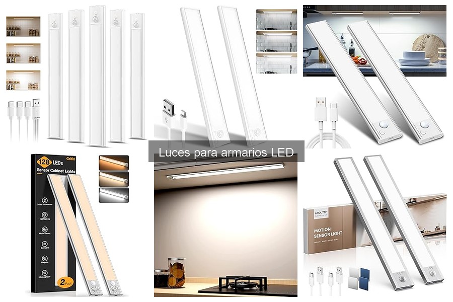 Tipos de luces LED para armarios: guía y mejores opciones