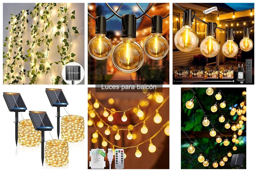 Tipos de luces para balcón: Guía completa de opciones