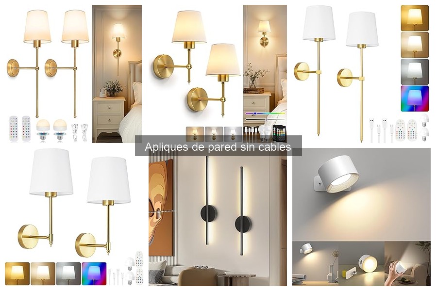 Tips para Decorar con Apliques de Pared Sin Cables