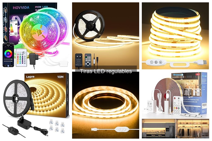 Tiras LED Regulables para Exteriores: Mejores Opciones