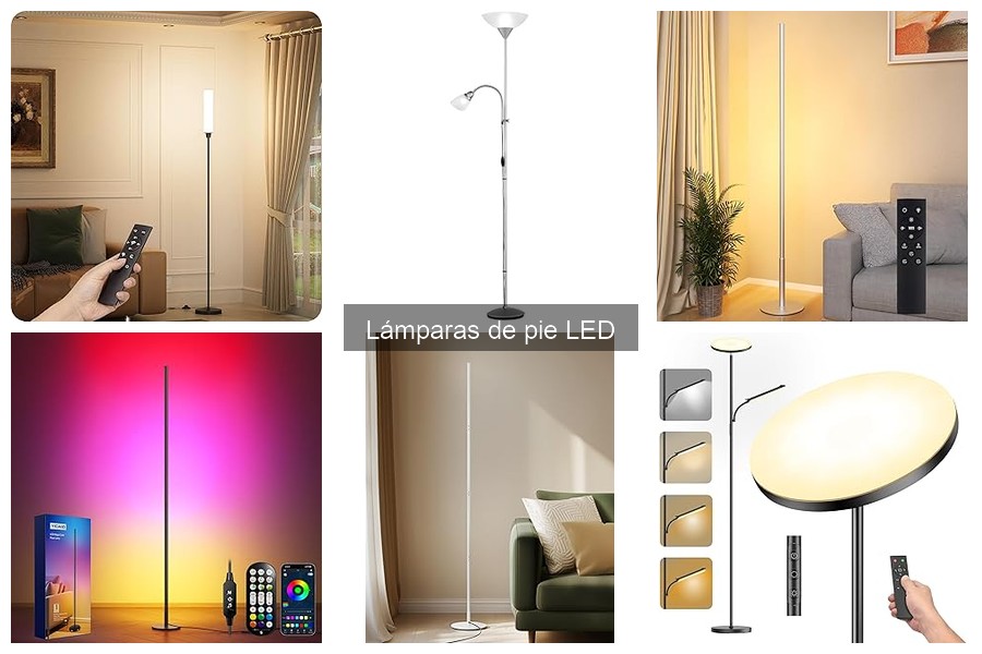 Todo sobre las lámparas de pie LED: características y beneficios