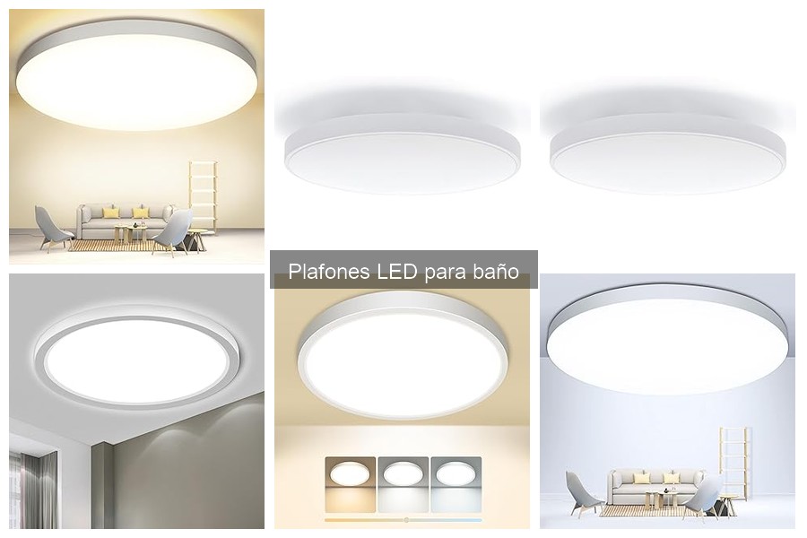 Todo sobre los plafones LED para baño: características y más