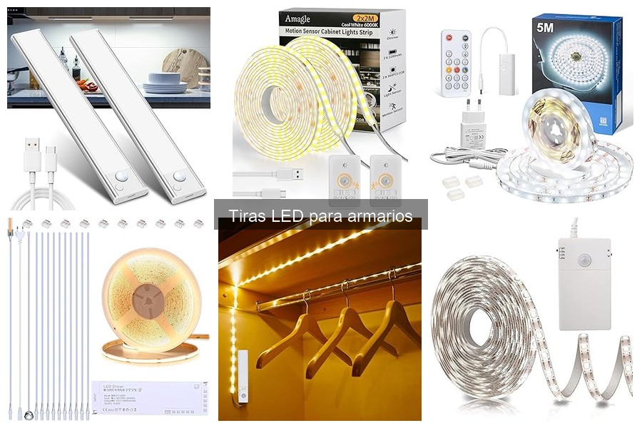 Todo sobre tiras LED para armarios: Beneficios y características