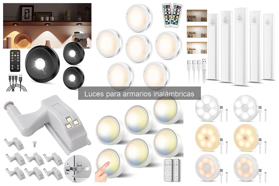 Ventajas de las luces inalámbricas para armarios en casa