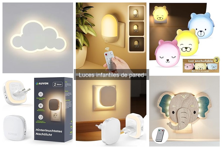 Ventajas de las luces infantiles de pared en habitaciones