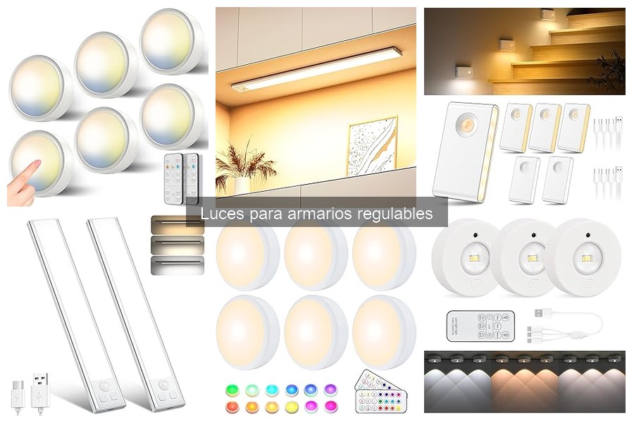 Ventajas de las luces regulables para armarios y su eficiencia
