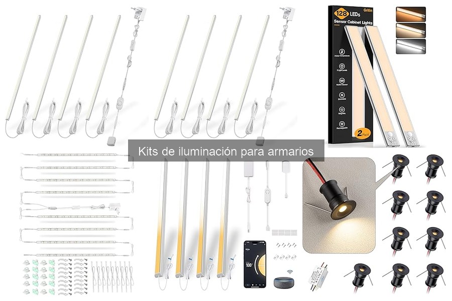 Ventajas de los kits de iluminación para armarios