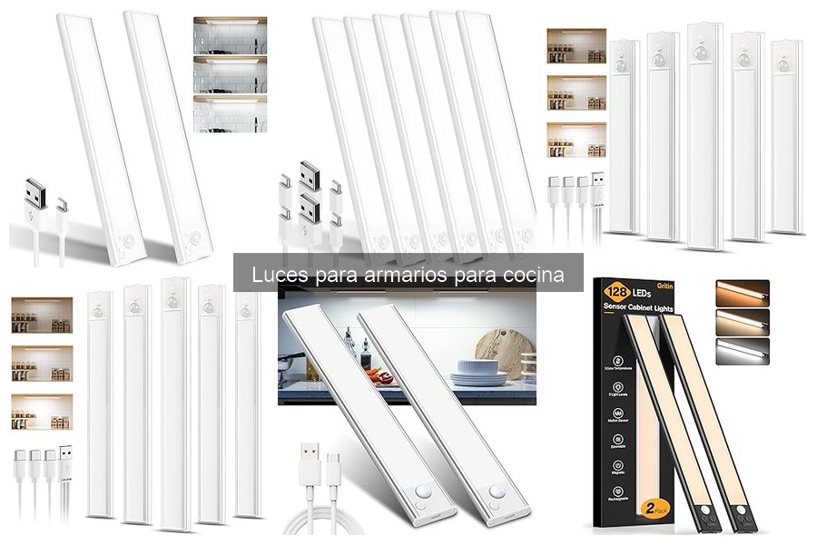 Ventajas de luces LED en armarios de cocina