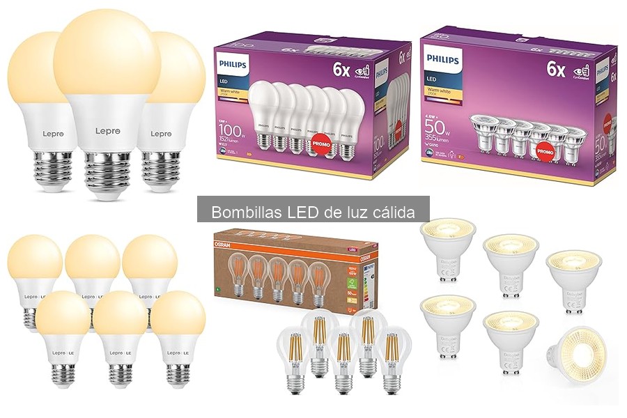 Ventajas de usar bombillas LED de luz cálida para tu hogar