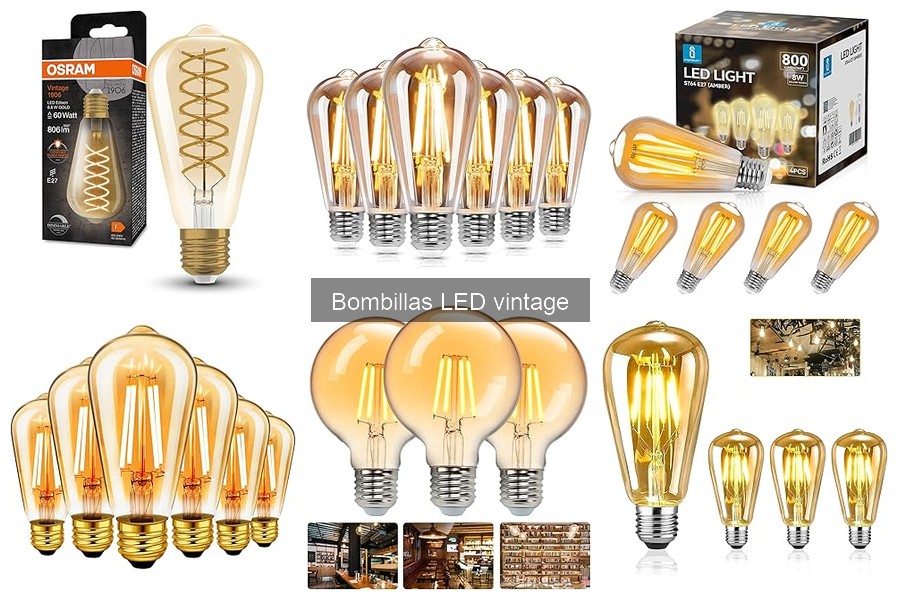 Ventajas de usar bombillas LED vintage para tu hogar