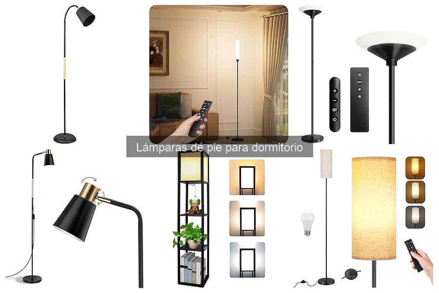 Ventajas de usar lámparas de pie en el dormitorio
