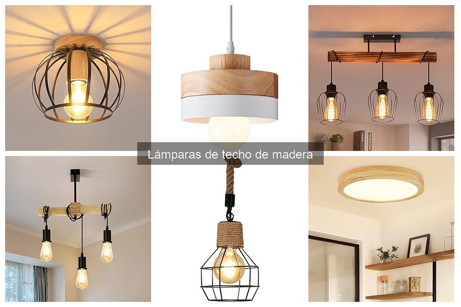 Ventajas de usar lámparas de techo de madera en tu hogar