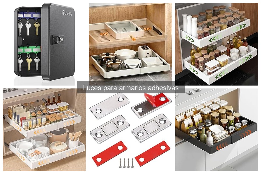 Ventajas de usar luces adhesivas en armarios para tu hogar