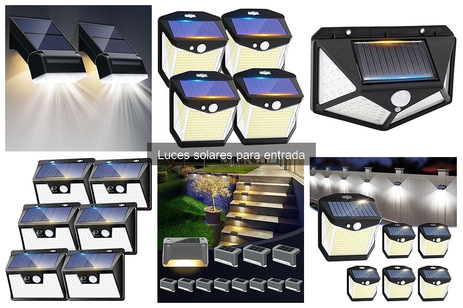 Ventajas de usar luces solares en la entrada de casa