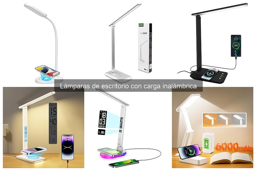 Ventajas y desventajas de lámparas de escritorio con carga inalámbrica