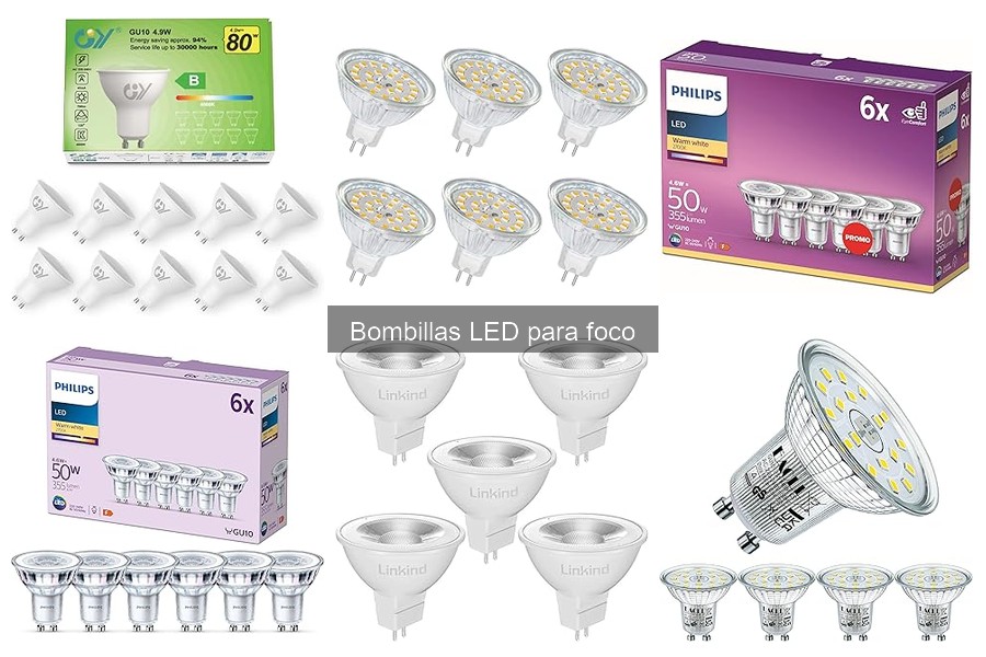 Ventajas y desventajas de las bombillas LED para foco
