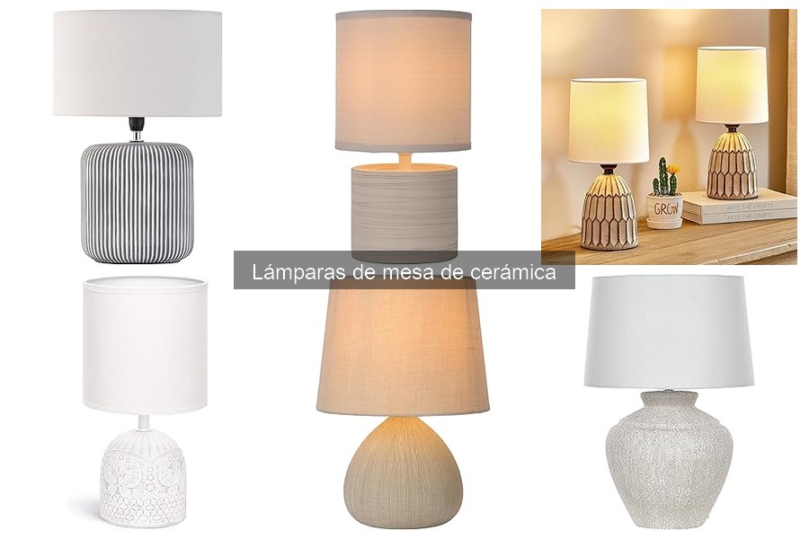 Ventajas y desventajas de las lámparas de mesa de cerámica