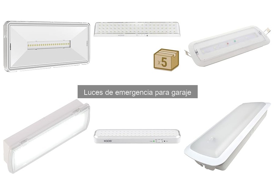 Ventajas y desventajas de las luces de emergencia para garaje