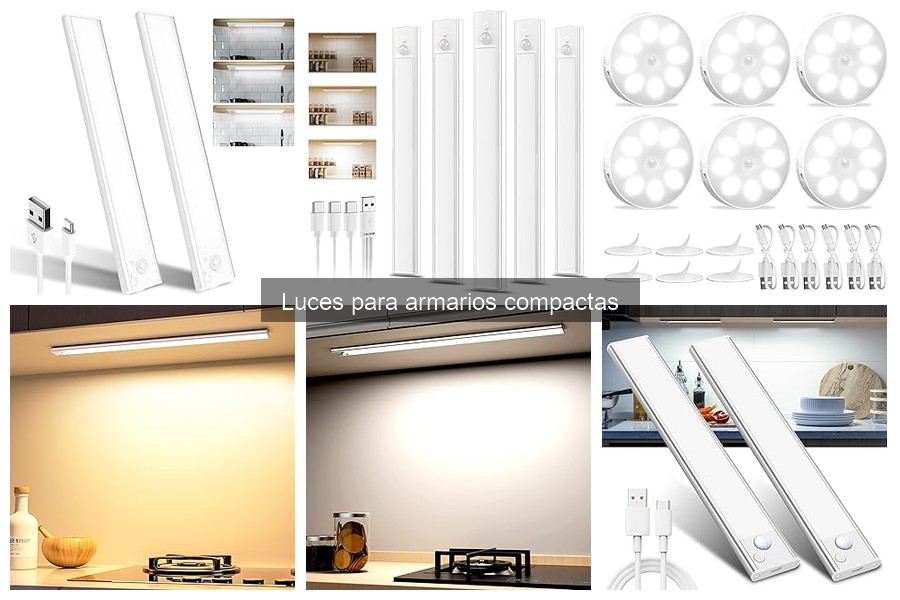 Ventajas y desventajas de las luces para armarios compactas