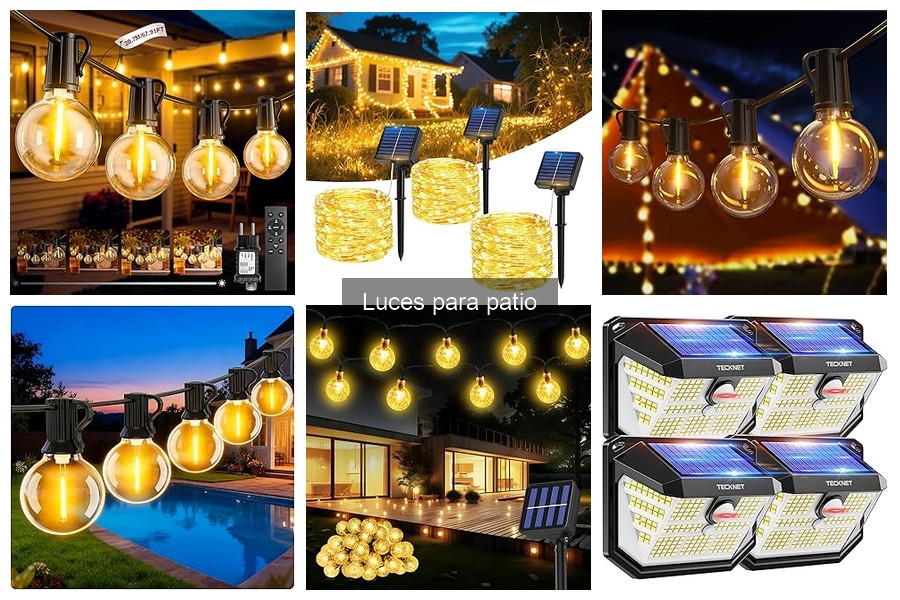 Ventajas y desventajas de las luces solares para patio
