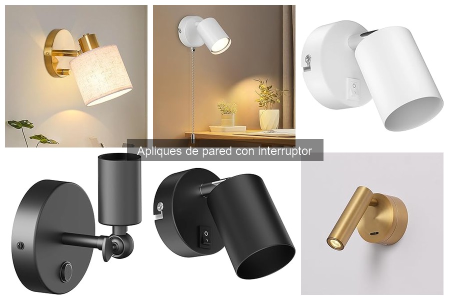 Ventajas y desventajas de los apliques de pared con interruptor