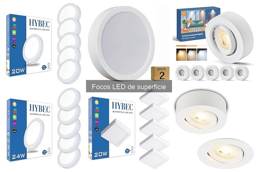 Ventajas y desventajas de los focos LED de superficie