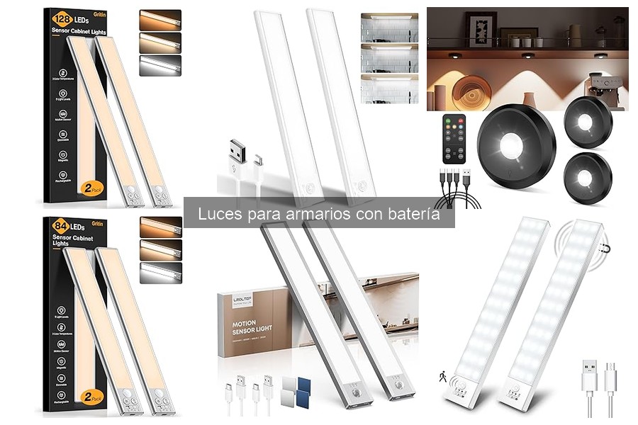 Ventajas y desventajas de luces para armarios con batería