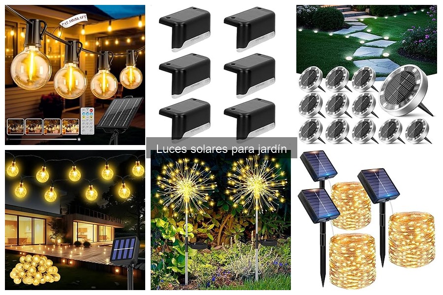 Ventajas y desventajas de luces solares para jardín